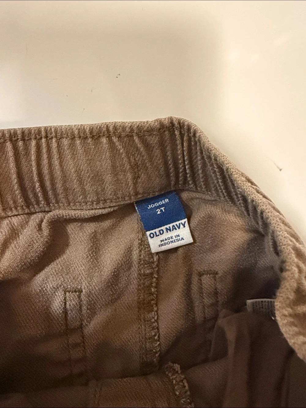 Kids Old Navy Brown Elastic-Waist Jogger Pants 2T